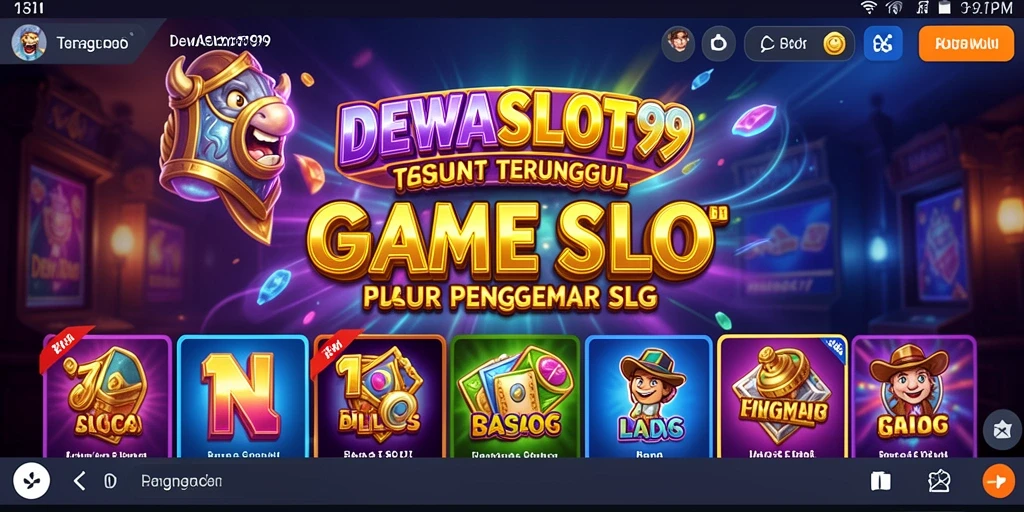 Tampilan gameplay DEWASLOT99 yang seru dan interaktif.
