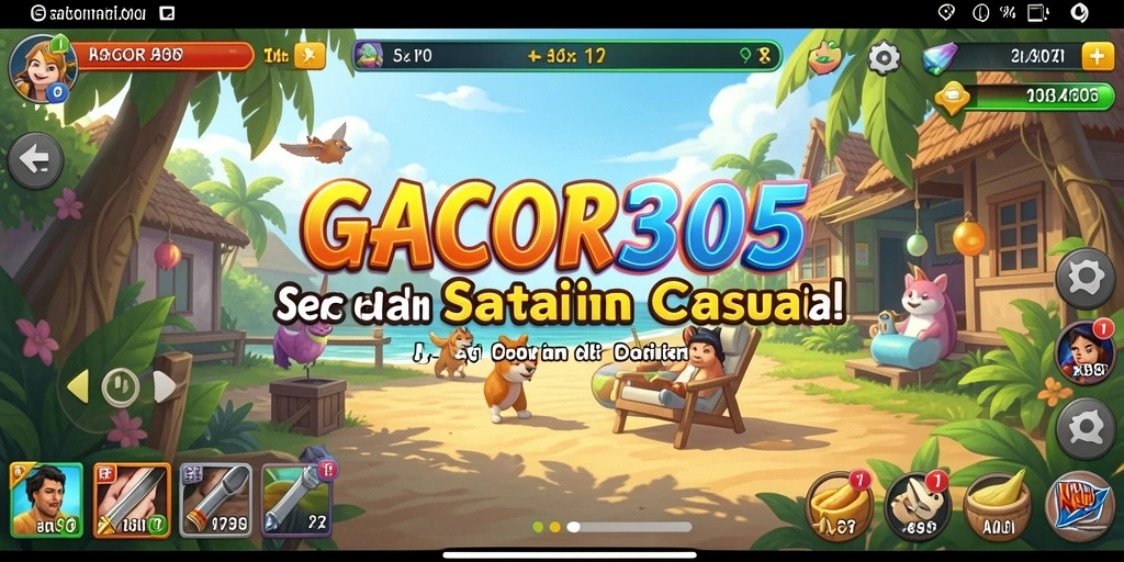 Screenshot menampilkan gameplay seru dan interaktif dari GACOR305.
