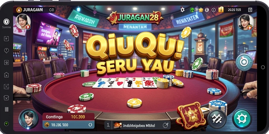 Screenshot gameplay QiuQiu JURAGAN28 yang seru.