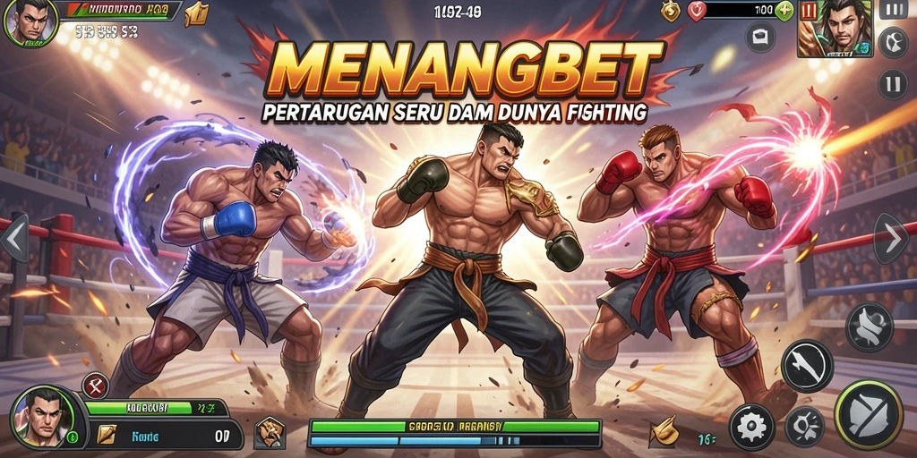 Screenshot MENANGBET menampilkan aksi pertarungan yang mendebarkan.