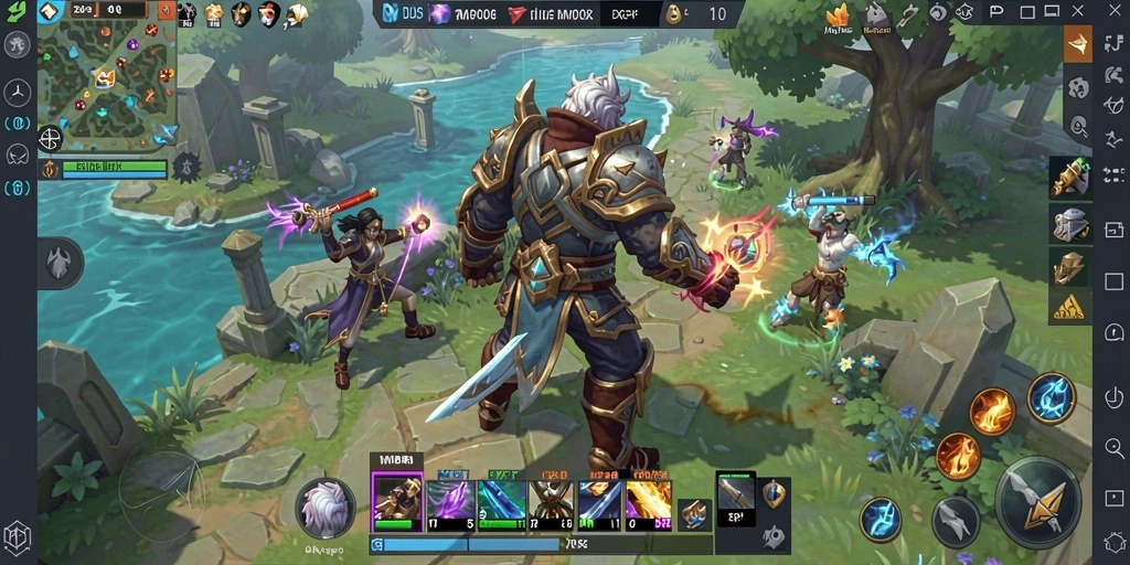 Tampilan gameplay MPO08 yang menakjubkan di dunia MMORPG.
