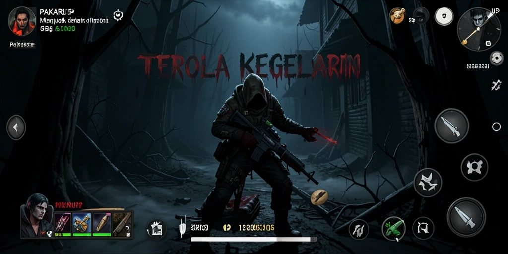 Screenshot PAKARJP dengan nuansa kegelapan dan ketegangan.