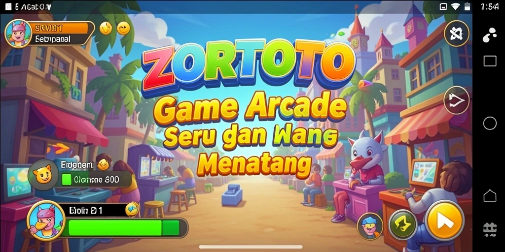 Tampilan gameplay ZORTOTO dengan aksi cepat dan tantangan menarik.
